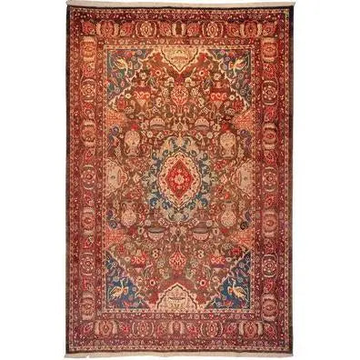 One Of The Kind Persian Mashad Rug 9'10" x 6'6"